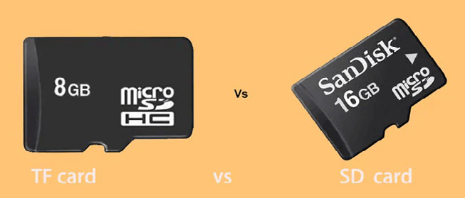 TF card VS SD card