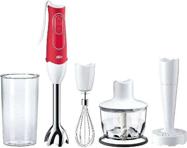 Braun 3-in-1 Immersion Hand Blender 1.5-Cup Food Processor